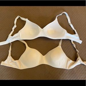 Hanes 34C Bras (two)